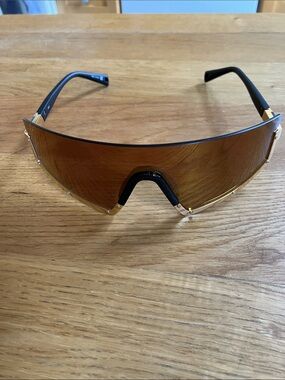 Westward Leaning STUN 02 Sunglasses - Brown Gradient / Gold / Black